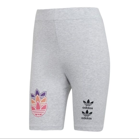 Adidas Logo Shorts in Gray - Picture 1 of 7